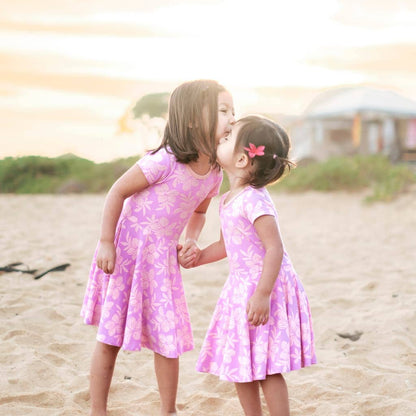 Sunrise Blooms Bamboo T-Shirt Dress: 0-6M