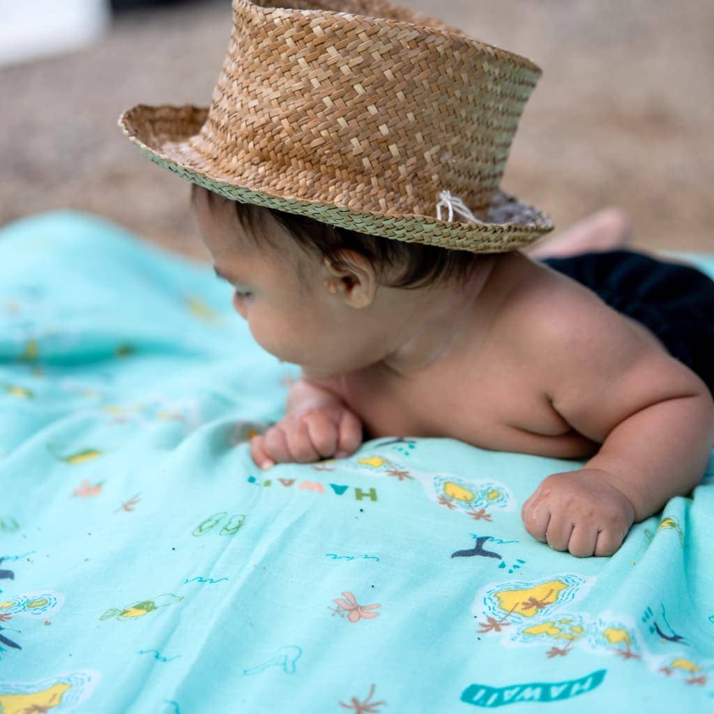 Kuʻu Home O Hawaiʻi Baby Bamboo Quilt