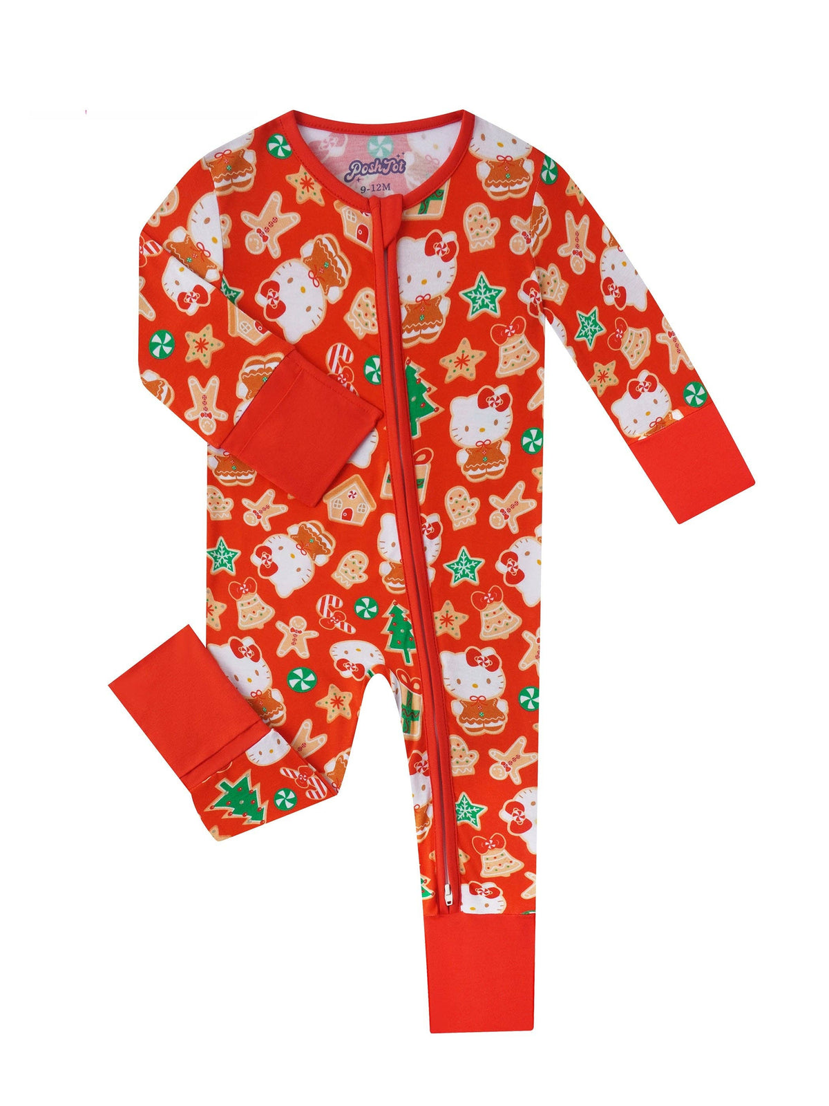 PoshTOT Hello Kitty Christmas Romper: 3-6M