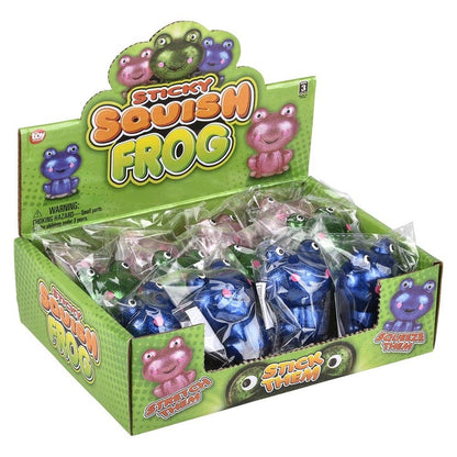 2.25" Squish Sticky Frog