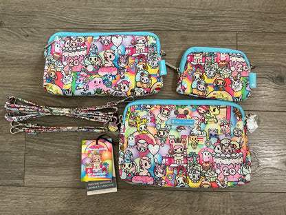 Jujube x Tokidoki Toki 20th Anniversary Collection Be Set 3 Piece Pouch Set