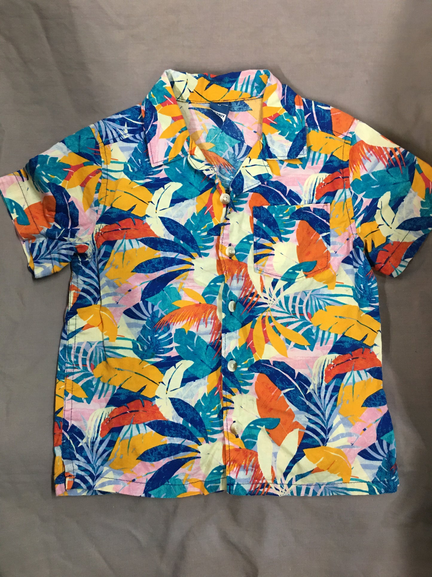 Old Navy Colorful Collared Shirt, 4t