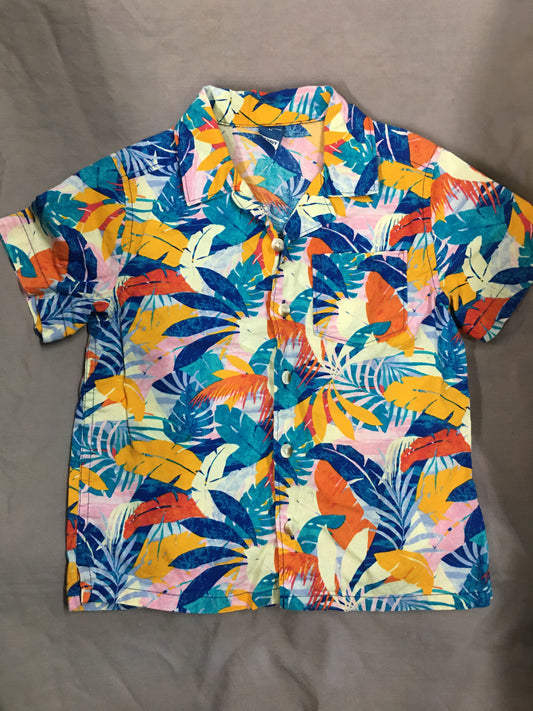 Old Navy Colorful Collared Shirt, 4t