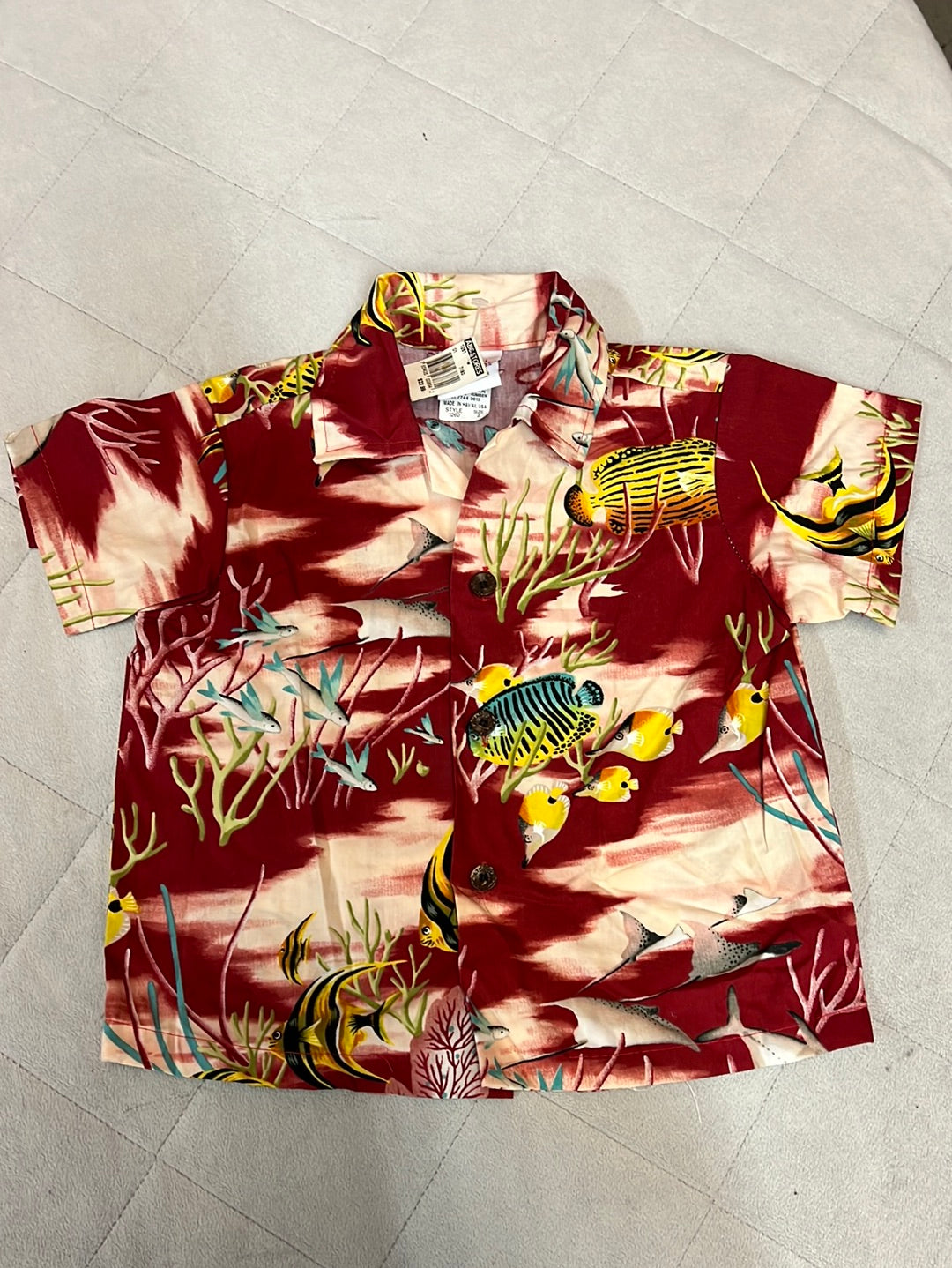 New Nui Nalu Hawaiian Shirt, Size 2T
