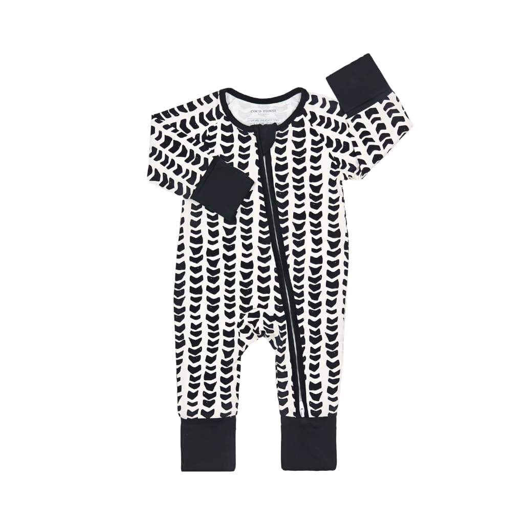 Shell-ish Bamboo Coverall: 3-6M