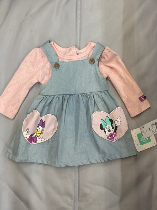 New Disney Baby 2pc Outfit, 3-6m