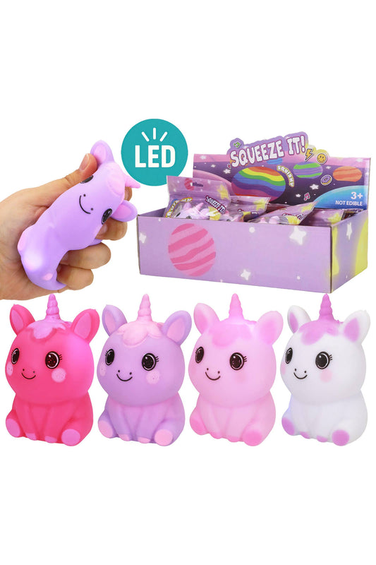 Unicorn LED Light-Up Squishy