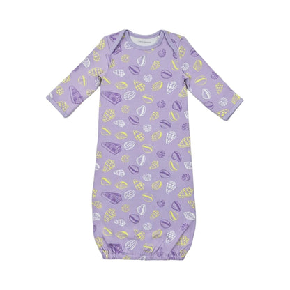 Shell Pop Bamboo Layette Gown: 0-3M