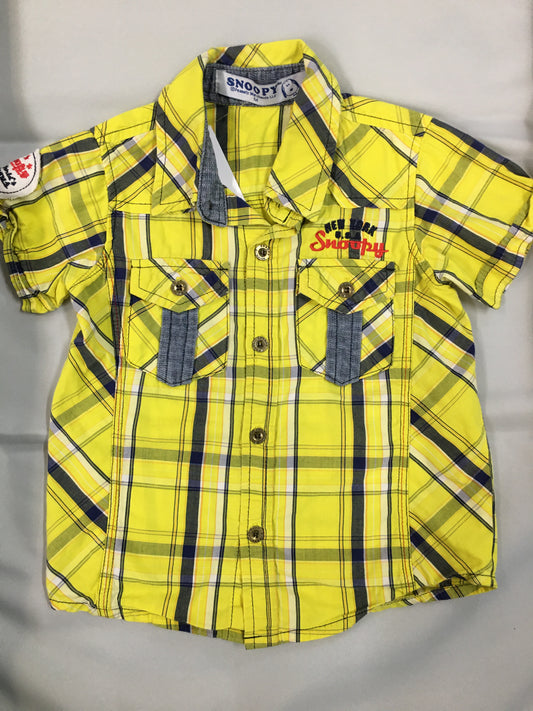 Snoopy Collared Shirt, Size 2/3T
