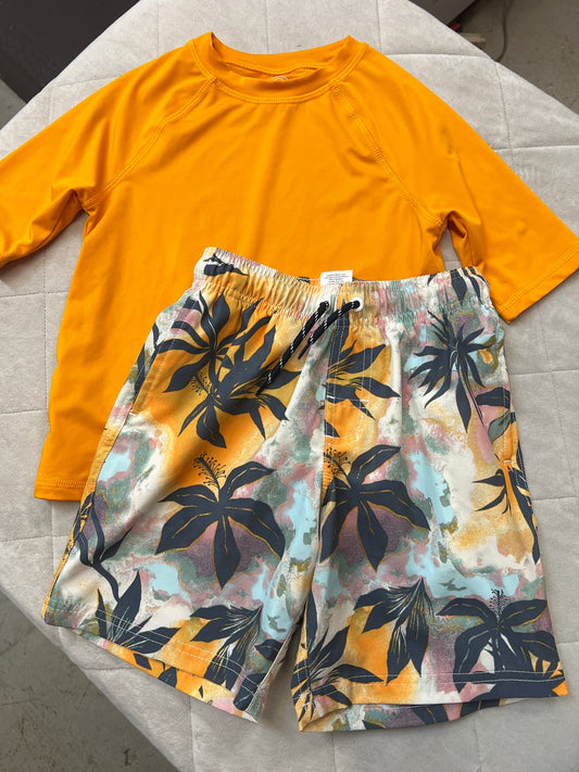 Wonder Nation 2pc Swimwear, Size 6-7