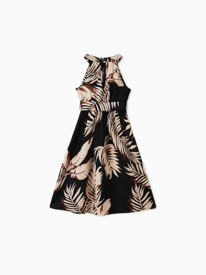 Halter Dresses: Black 4-5 Years