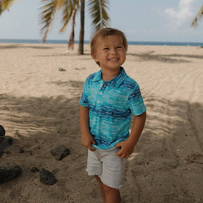 Nalu Bamboo Polo Shirt: 4T