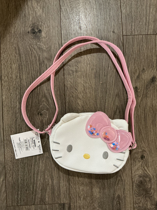 Sanrio Hello Kitty Kids' Face-Shaped Shoulder Bag Pink New