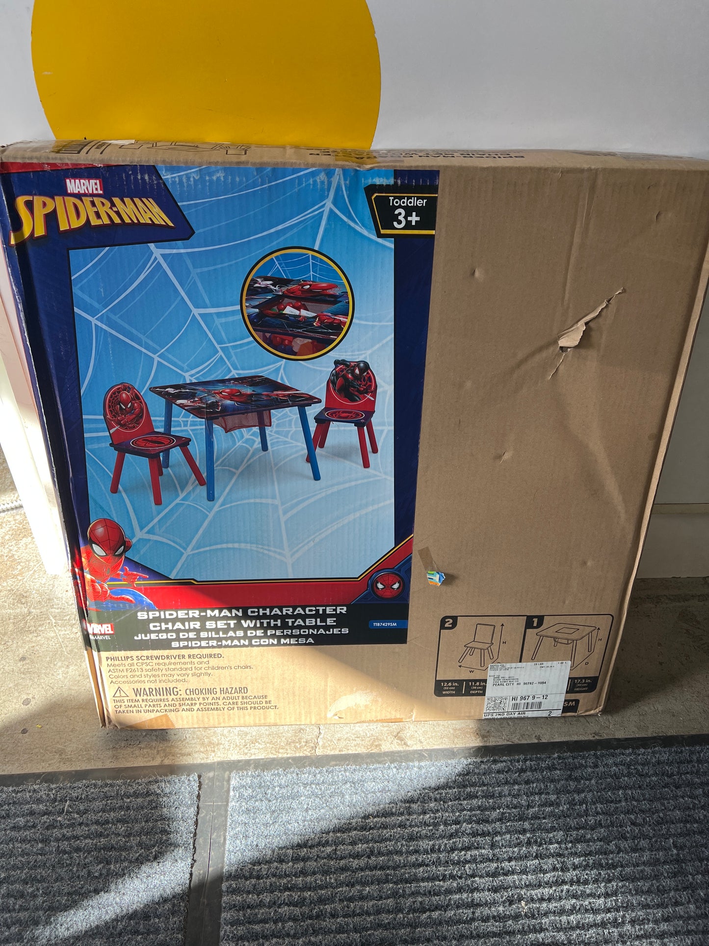 New Spider-Man Table & Chiars