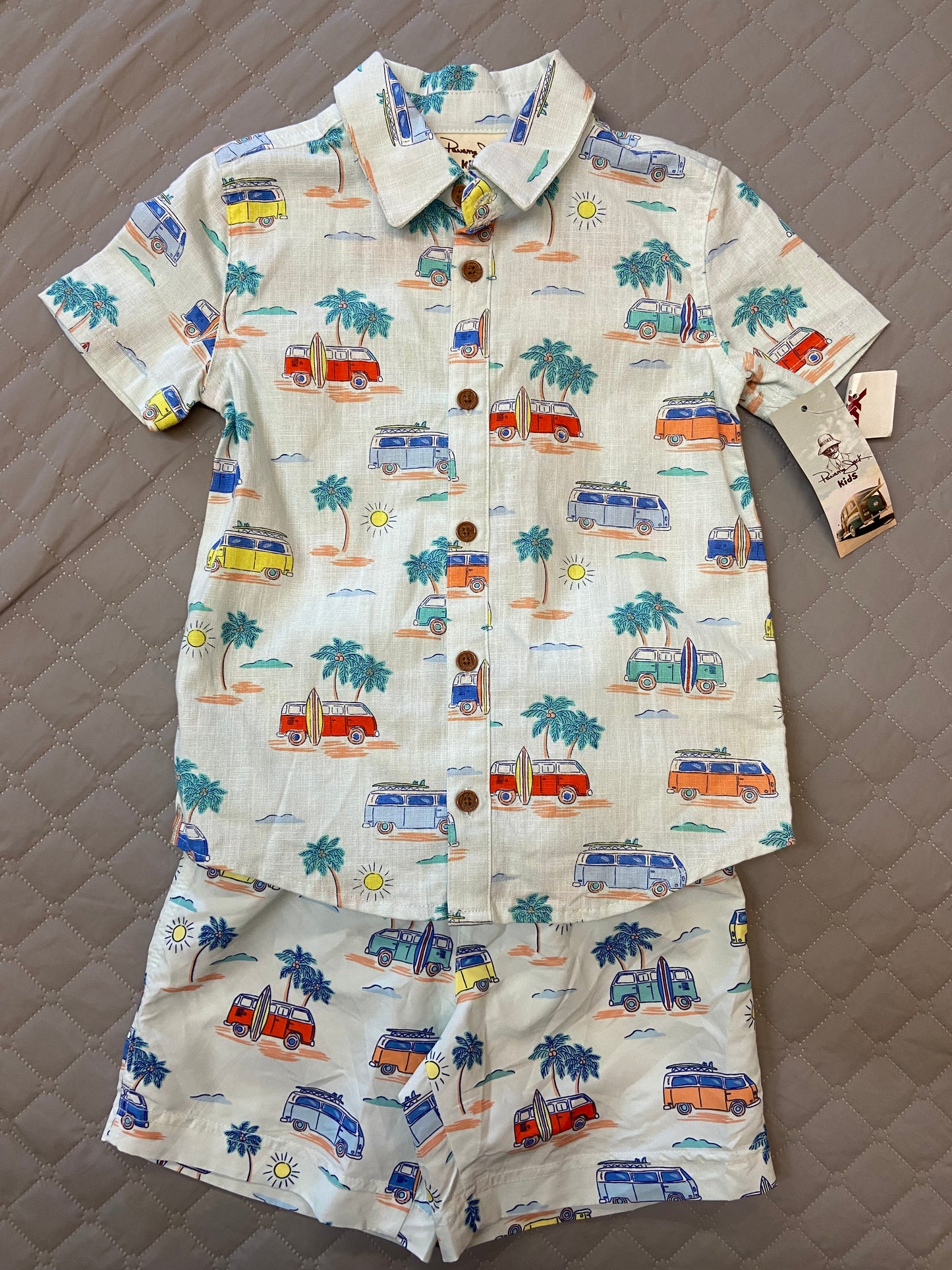 Panama Jack Kids Car 2 Piece Set, 3t