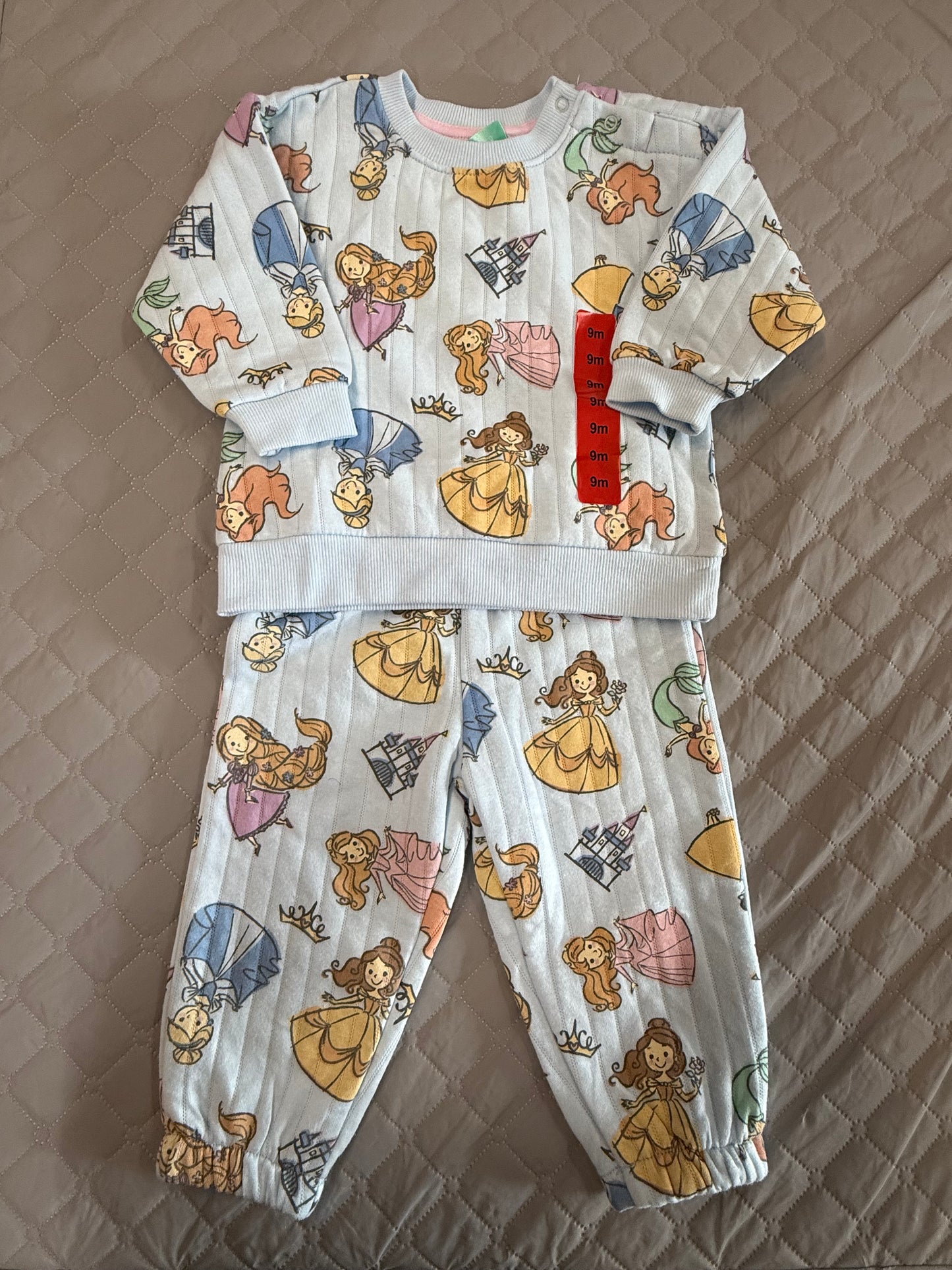 New Princess Jogger Set, 9m