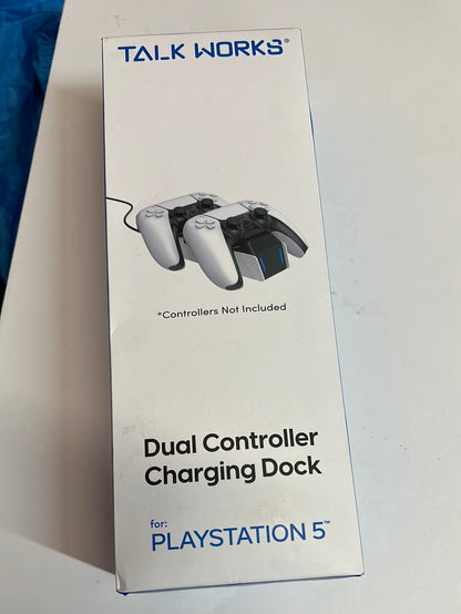 Talk Works Dual Controller Charging Dock for Playstation 5