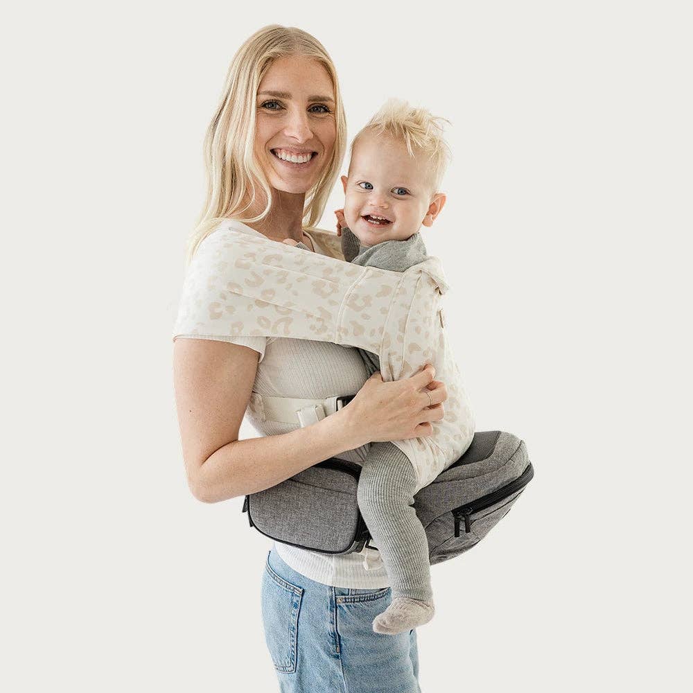 The Tushbaby Hip Carrier: Black & Gold / Tushbaby