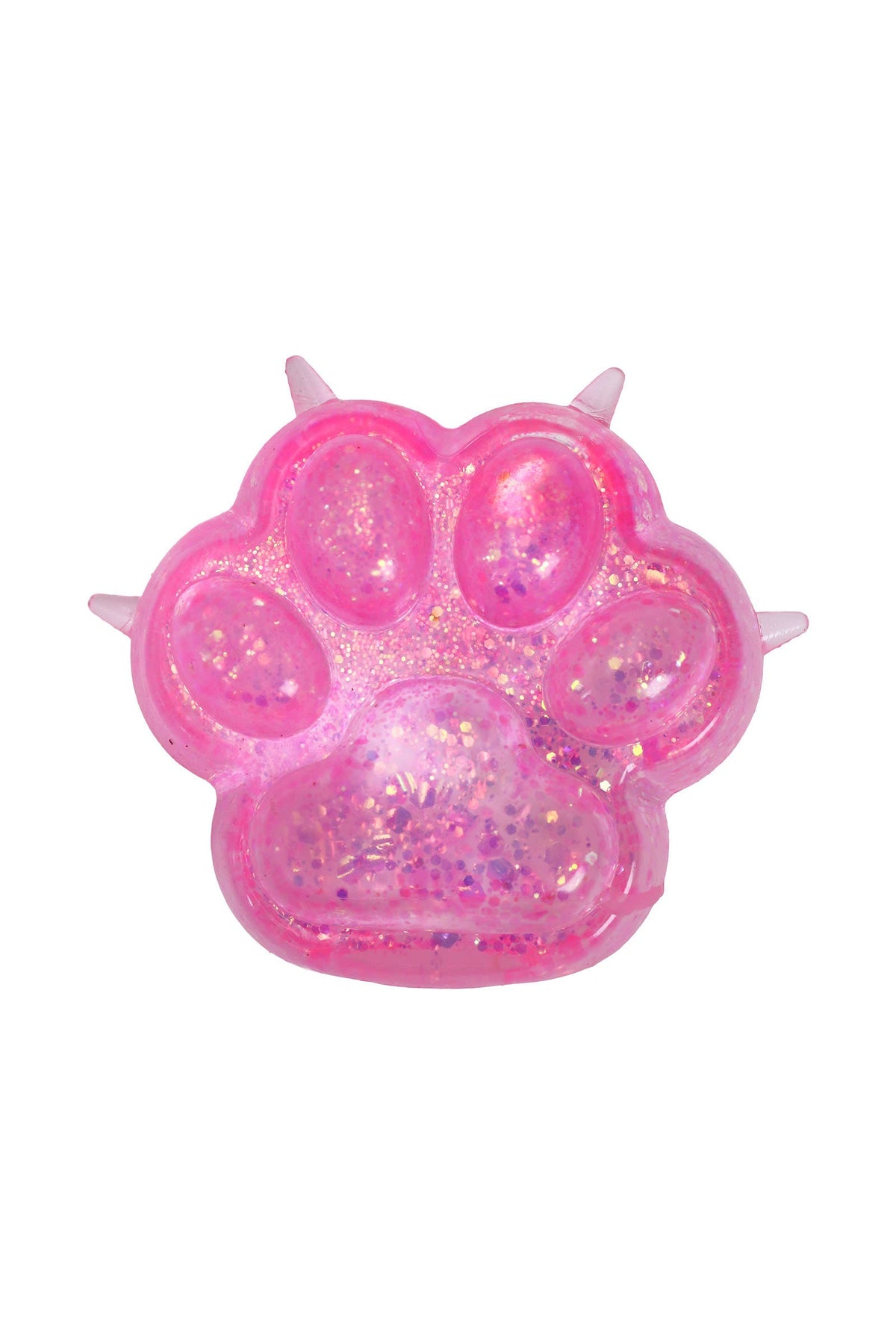 Kitty Cat Paw Glittery Maltose Putty Filled Squishy Toy Bag: ASSORTED / ONE SIZE