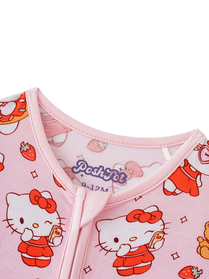 75% Off  PoshTOT Sanrio Hello Kitty Bamboo Baby Convertible Zippy Romper: 6-12M