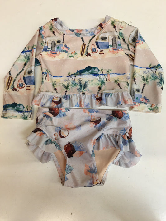 Tiny Roots 2 Piece Swim Set, 1-2Y