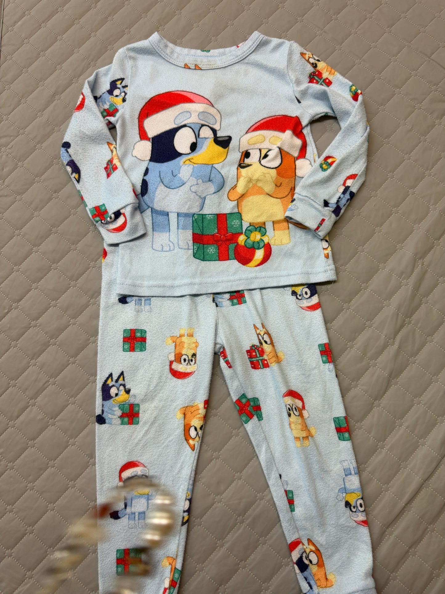 Bluey Christmas Pajama, 4t