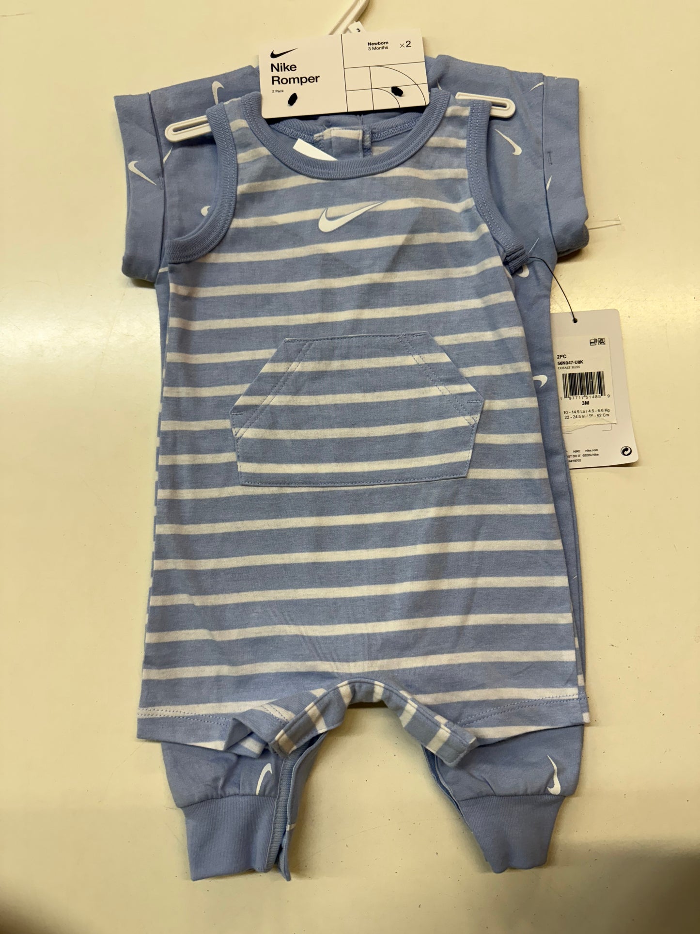 New Nike Romper & Jumper Set, 3m