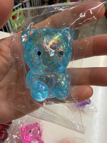 Mini Glitter Bear Squishy