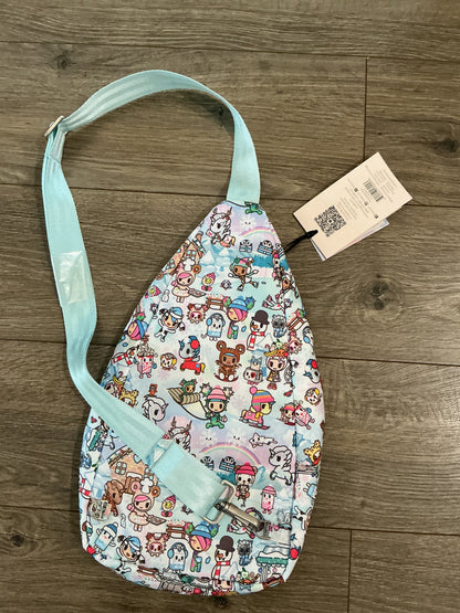 tokidoki Snow Day Crossbody Sling Diaper Bag — Ice Blue