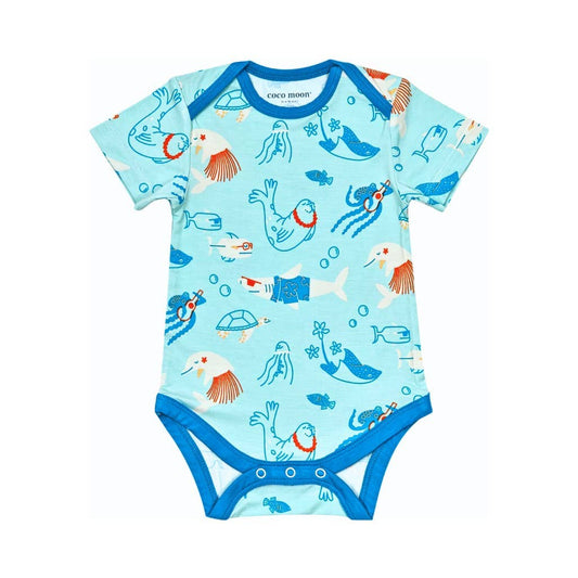 Reef Rascals Bamboo Onesie: 6-12M