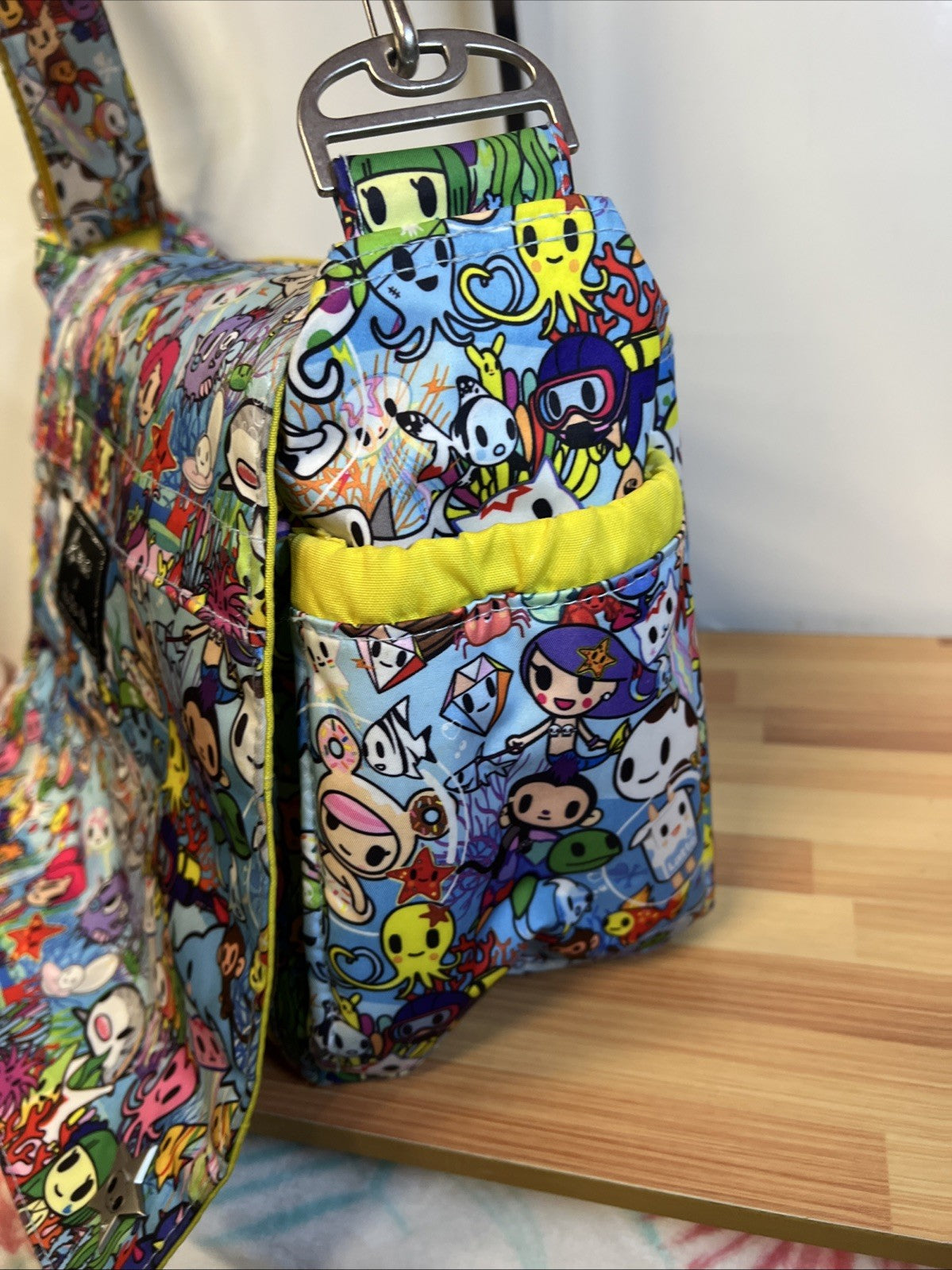 Tokidoki x Ju-Ju-Be Sea Amo Better Be Messenger Diaper Bag W/ Changing Pad