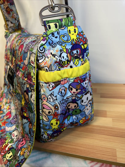 Tokidoki x Ju-Ju-Be Sea Amo Better Be Messenger Diaper Bag W/ Changing Pad