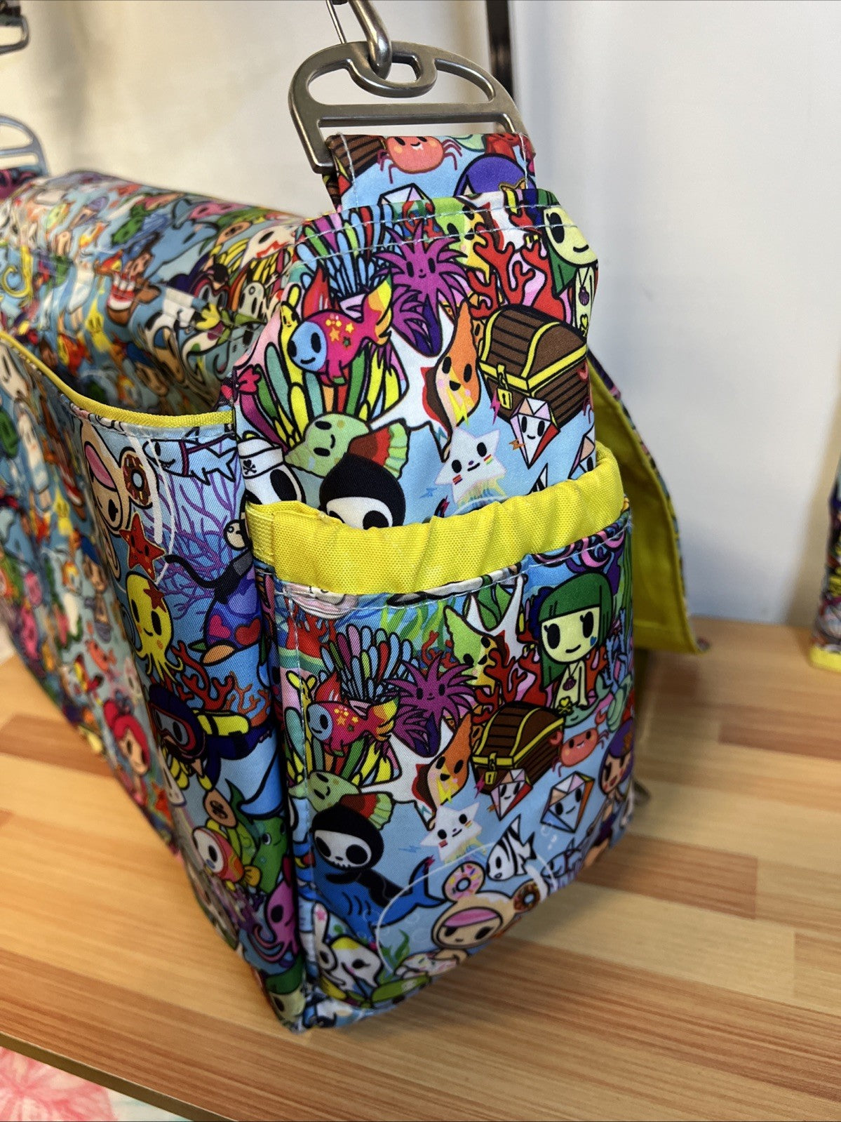 Tokidoki x Ju-Ju-Be Sea Amo Better Be Messenger Diaper Bag W/ Changing Pad