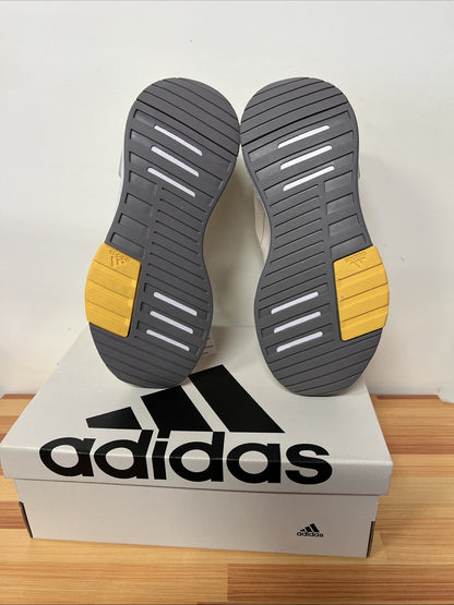 Adidas Racer TR23 Womens Mesh Athletic Shoes Sneakers, Cream Yellow Mint Size 5