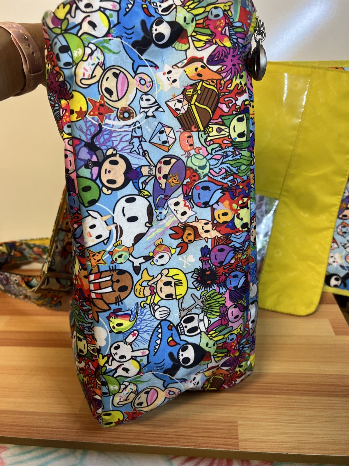 Tokidoki x Ju-Ju-Be Sea Amo Better Be Messenger Diaper Bag W/ Changing Pad