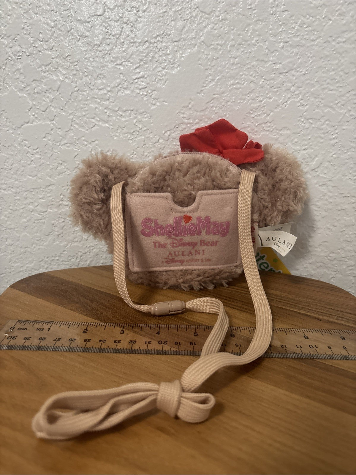 Disney Aulani Shellie May Plush Crossbody Shoulder Bag Coin Purse