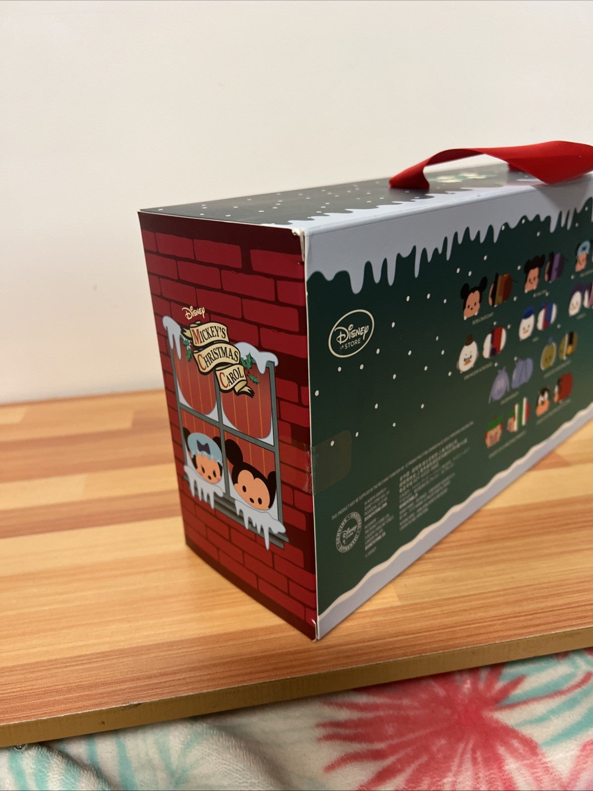 Disney Store MICKEY’S A CHRISTMAS CAROL Mini Tsum Tsum Plush Box Set of 10