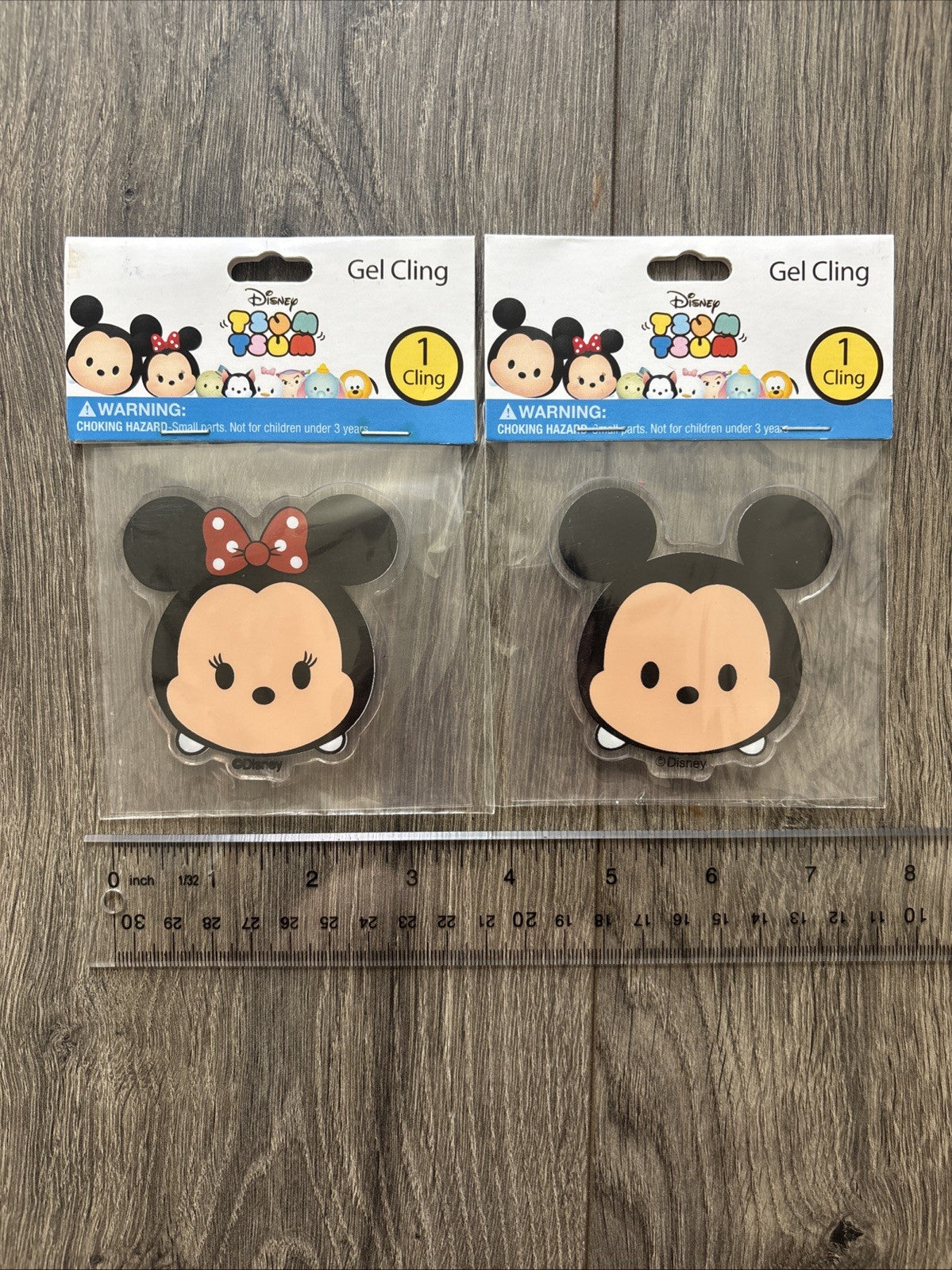 Disney Tsum Tsum Mickey And Minnie Mouse Gel Clings