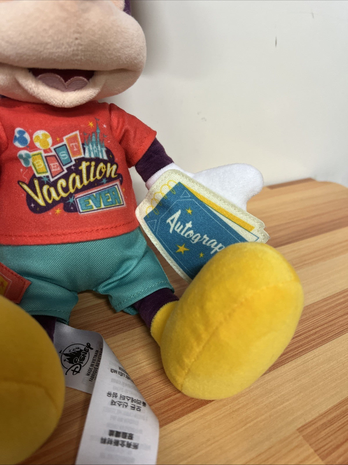 Disney Play In The Park 14" Mickey Mouse "Best Vacation Ever" Plush Stuffed Toy