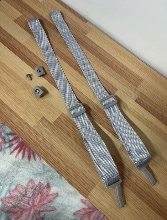 Graco SHOULDER STRAPS for Swing Silver Screw Plates & Screws Included