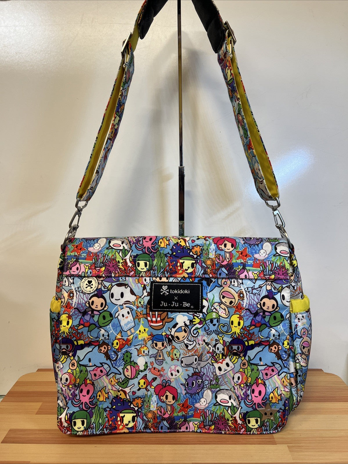 Tokidoki x Ju-Ju-Be Sea Amo Better Be Messenger Diaper Bag W/ Changing Pad