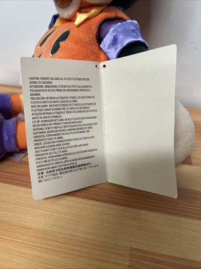 Disney Mickey Mouse Halloween Pumpkin 15" Plush Doll New With Tags 2020
