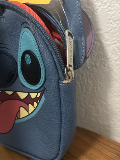 Disney Parks LOUNGEFLY STITCH From Lilo & Stitch Wristlet Belt Bag