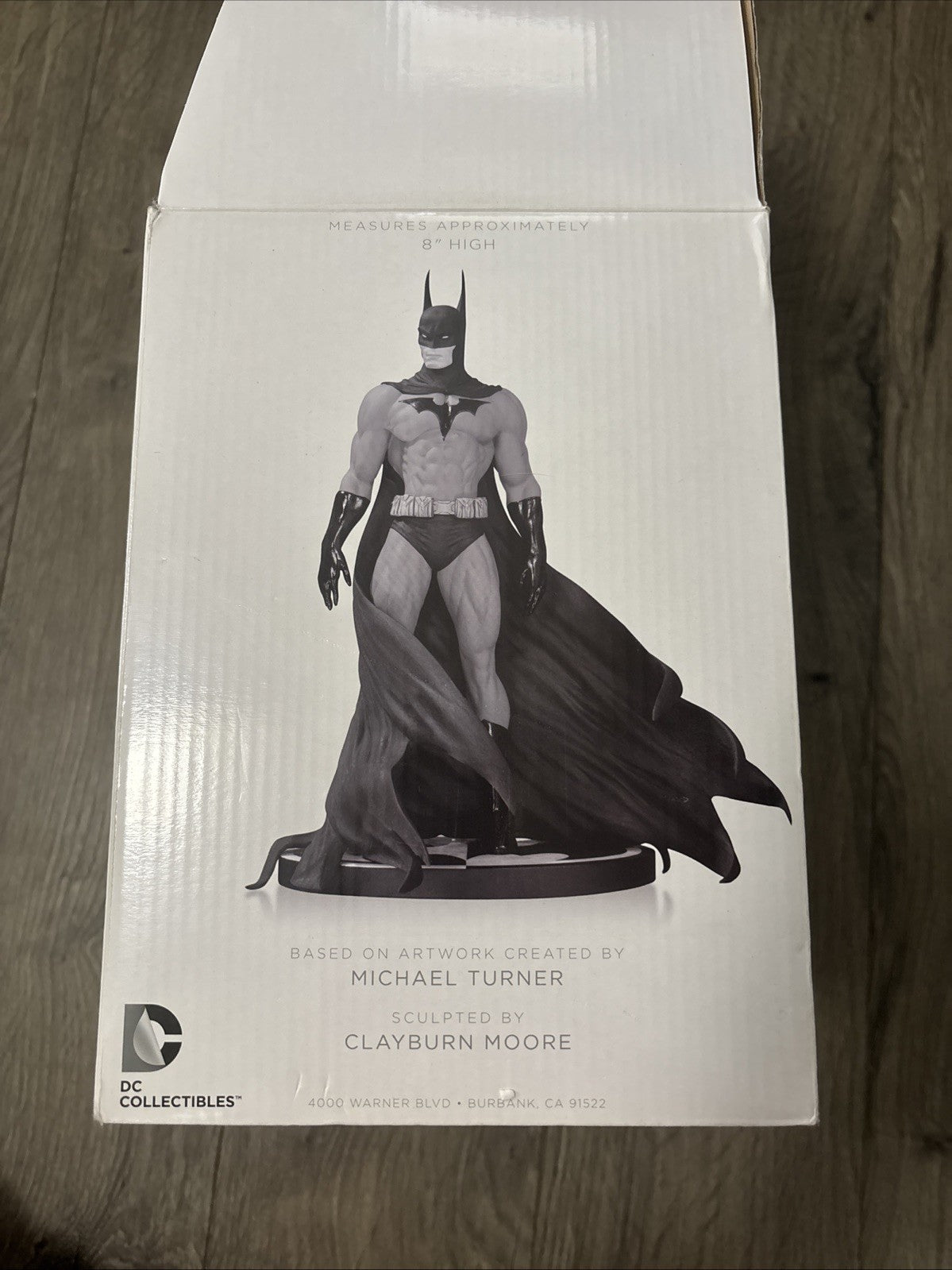 BATMAN BLACK & WHITE STATUE MICHAEL TURNER #2855/5200 LIMITED ED DC COLLECT 2014