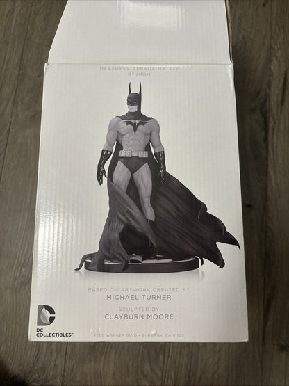 BATMAN BLACK & WHITE STATUE MICHAEL TURNER #2855/5200 LIMITED ED DC COLLECT 2014