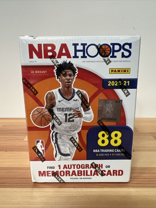 Panini 2020-21 NBA Hoops Basketball Blaster Box (88 Cards) SEALED
