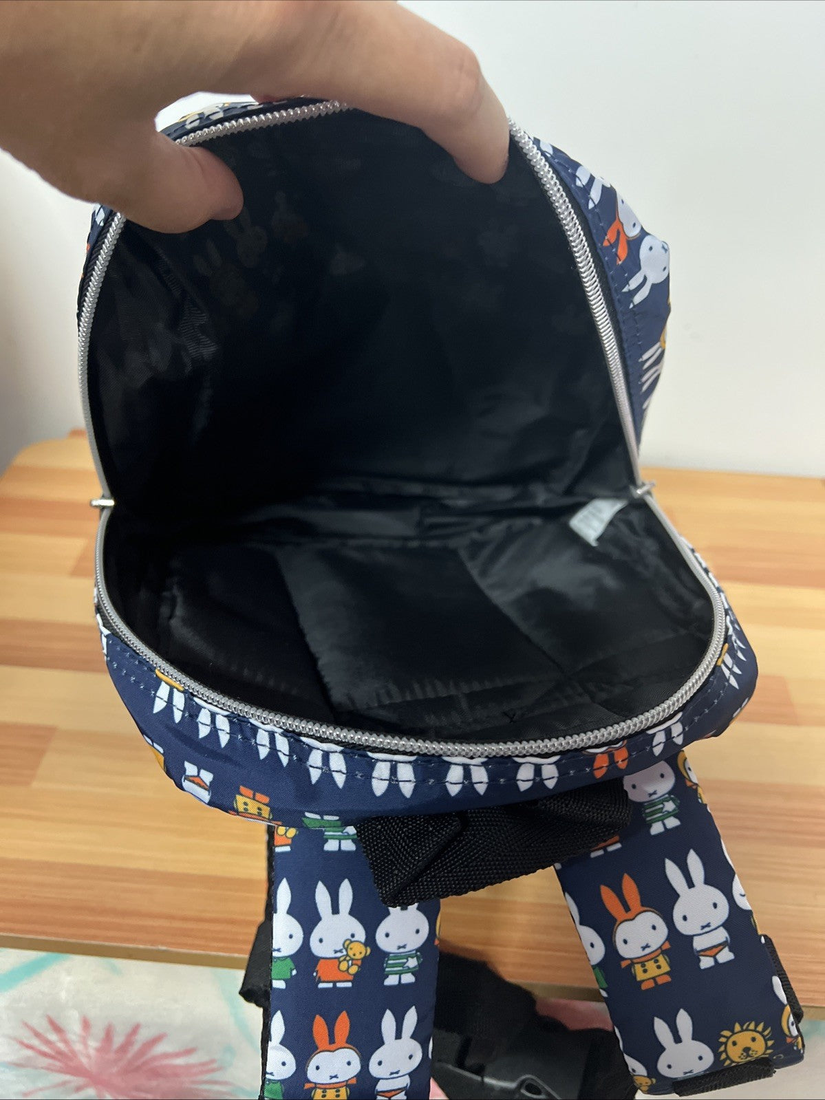 ~NEW~ Japan Anime Miffy Mini Backpack Navy Child Kid Toddler Size Bunny