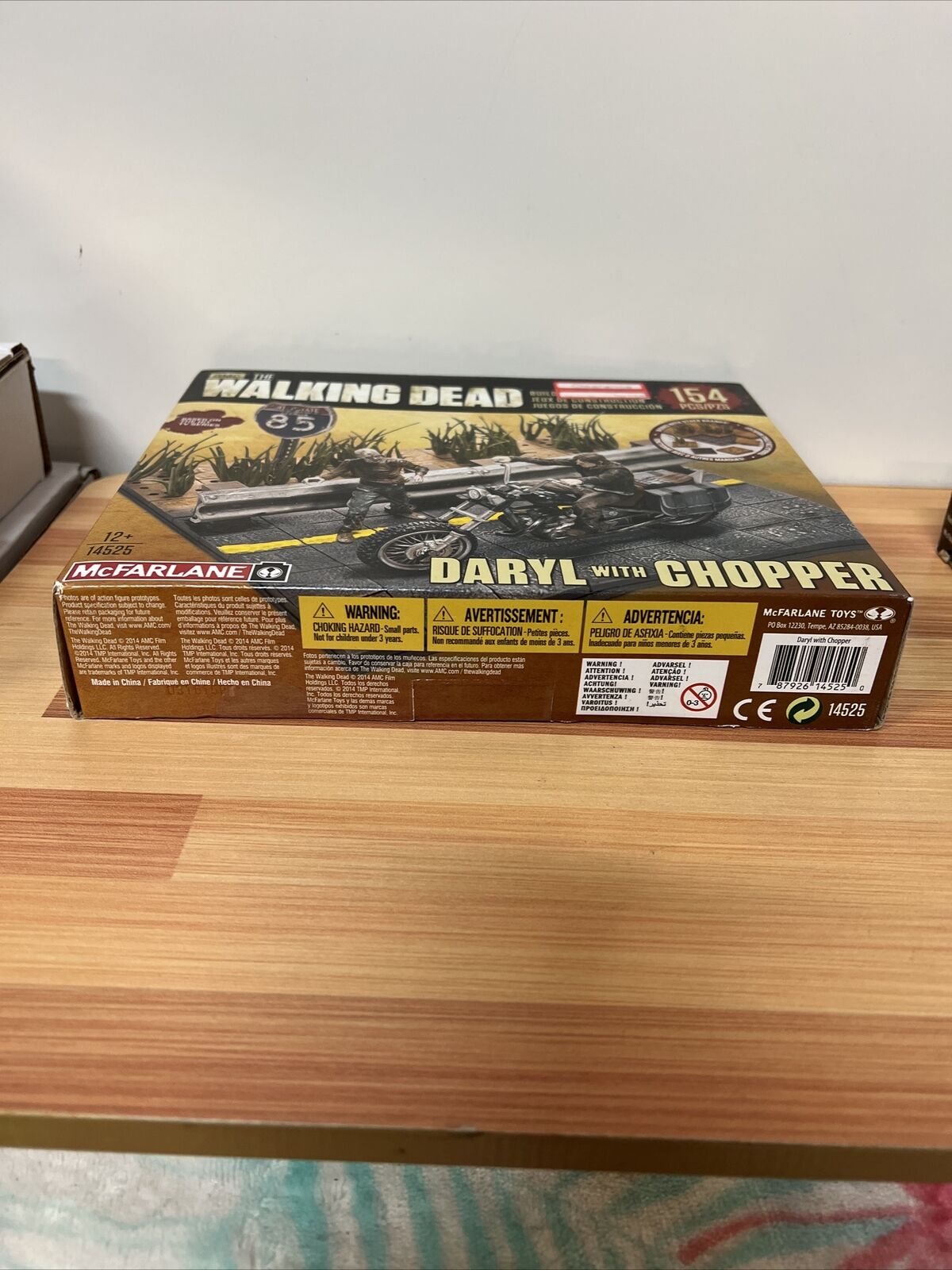 McFarlane Toys Building Sets The Walking Dead Daryl Dixon with Chopper FREE SHIP
