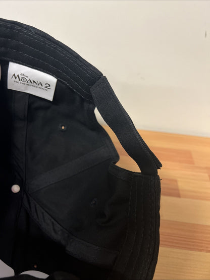 Disney 2024 Moana 2 Movie Promotional Adjustable Hat Black Cap New