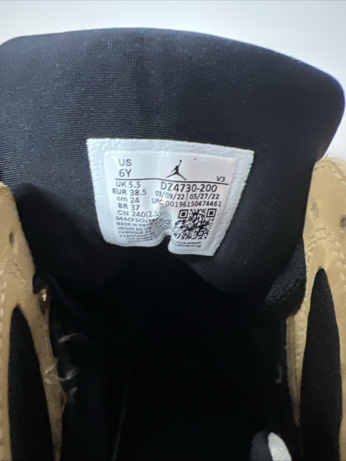 Jordan Air Jordan 7 Retro SE Brown Black YOUTH Size 6 Kids Athletic Sneaker Shoe